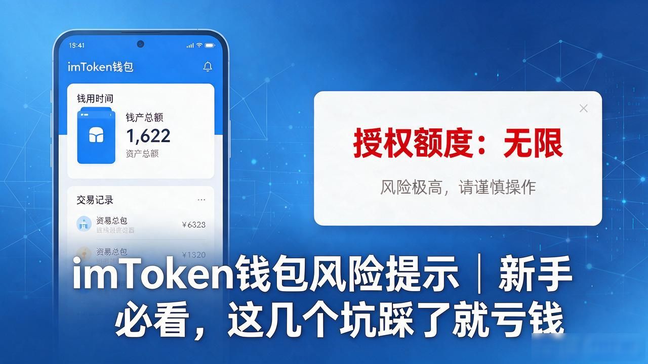 imToken钱包风险提示｜新手必看，这几个坑踩了就亏钱
