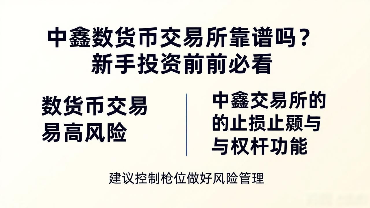中鑫数字货币交易所靠谱吗？新手投资前必看