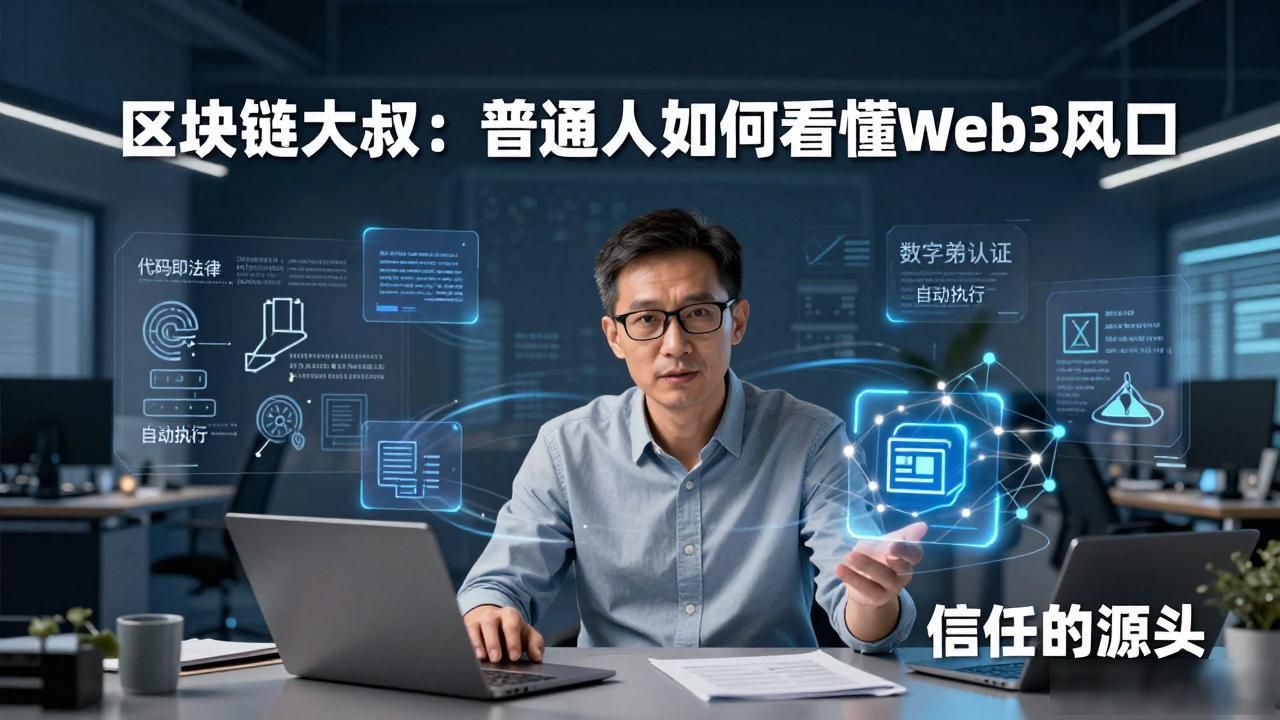 区块链大叔：普通人如何看懂Web3风口