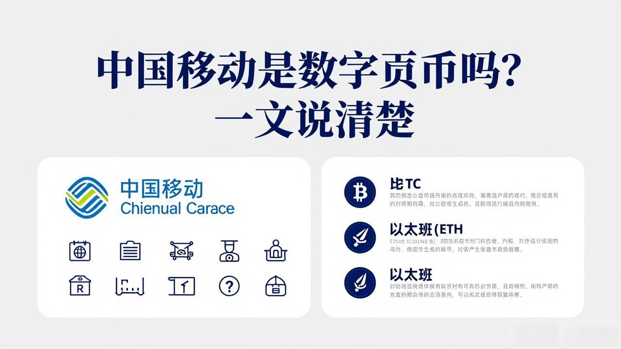 中国移动是数字货币吗？一文说清楚