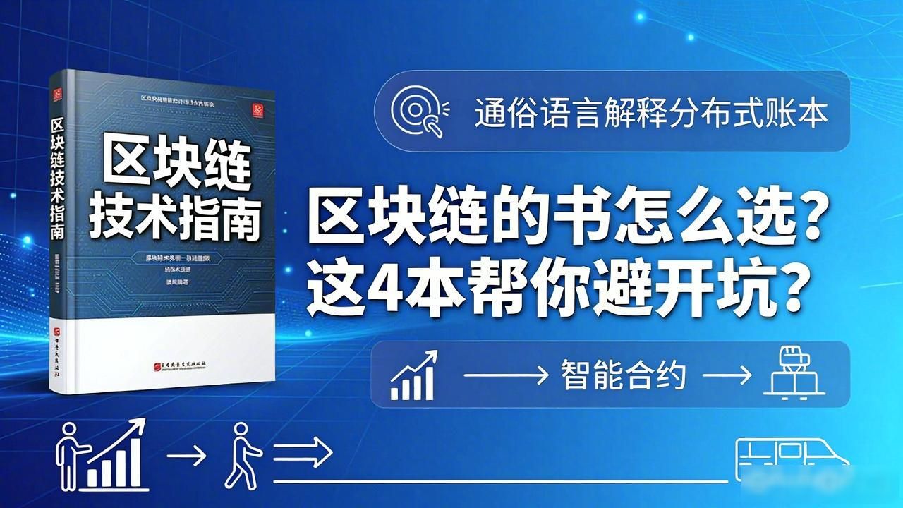 区块链的书怎么选？这4本帮你避开坑