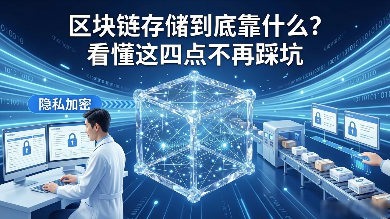 区块链存储到底靠什么？看懂这四点不再踩坑