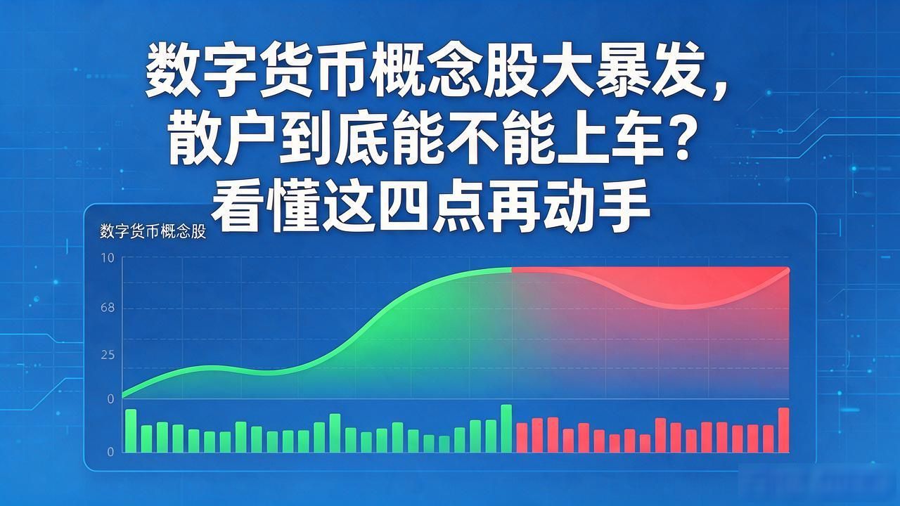 数字货币概念股大暴发，散户到底能不能上车？看懂这四点再动手
