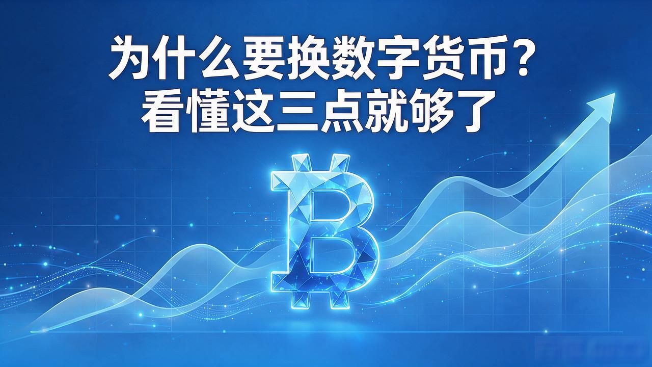 为什么要换数字货币？看懂这三点就够了