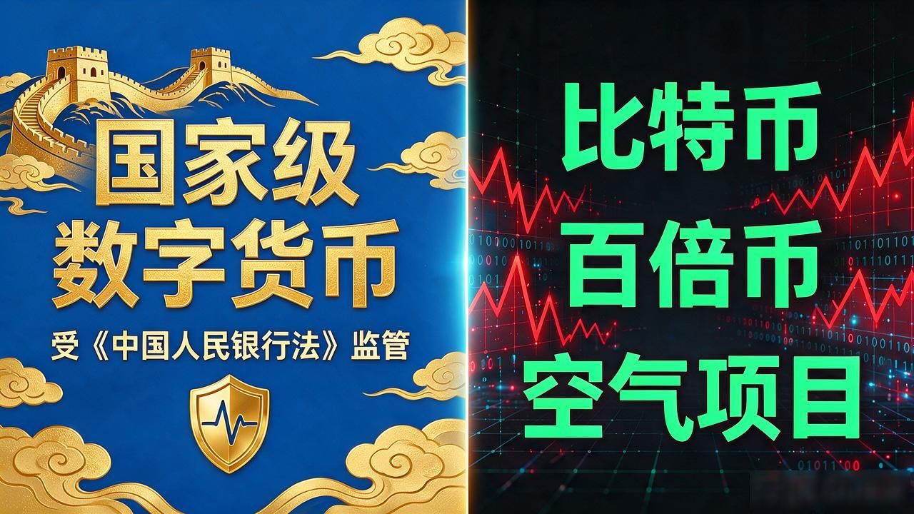 国家级数字货币是啥？跟比特币有啥本质区别，普通人别搞混了