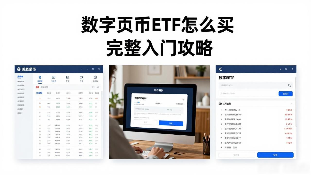 数字货币ETF怎么买 完整入门攻略