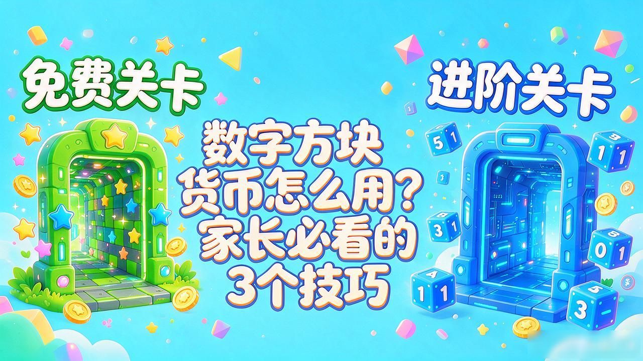 数字方块货币怎么用？家长必看的3个技巧