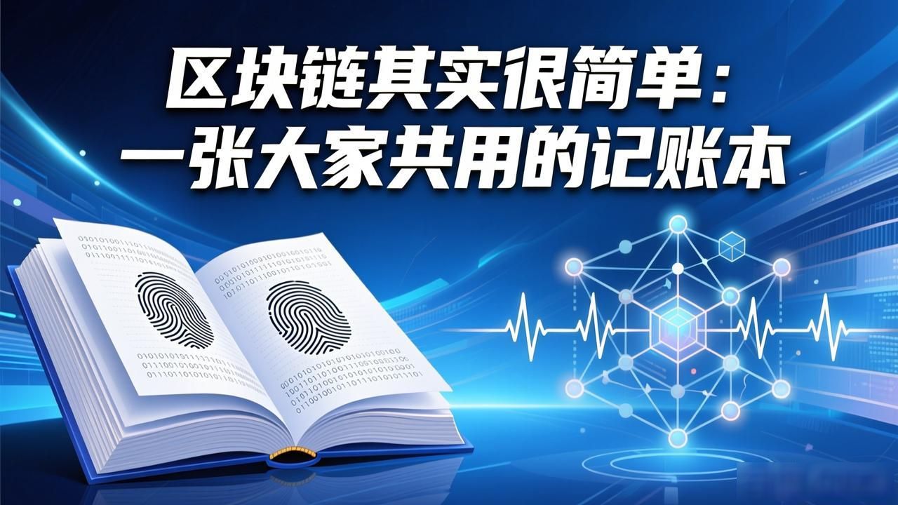区块链其实很简单：一张大家共用的记账本