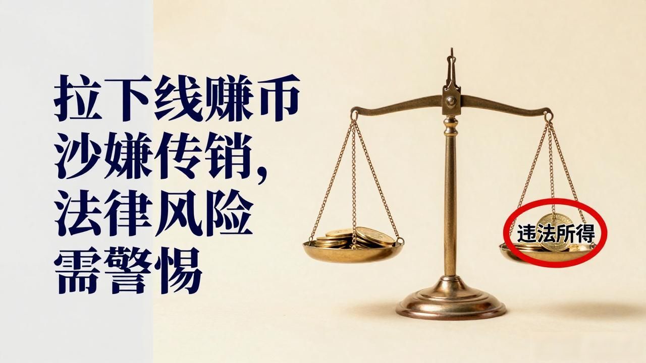 拉下线赚币涉嫌传销，法律风险需警惕