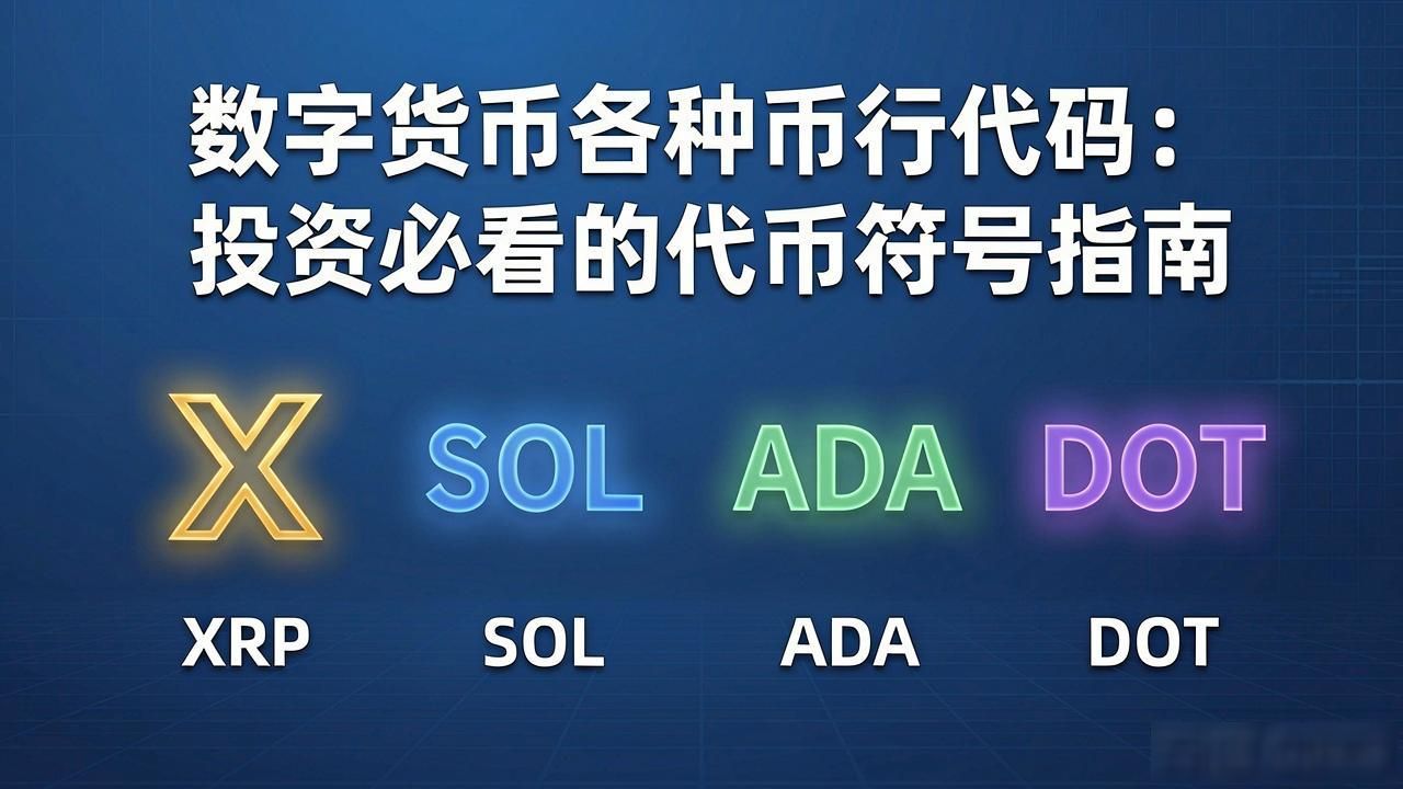 数字货币各种币行代码大全：投资必看的代币符号指南
