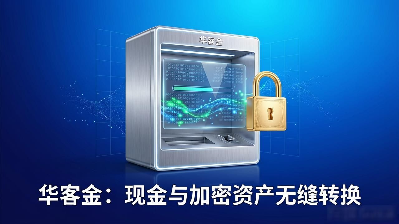 数字货币取款机华客金：让现金与加密资产无缝转换