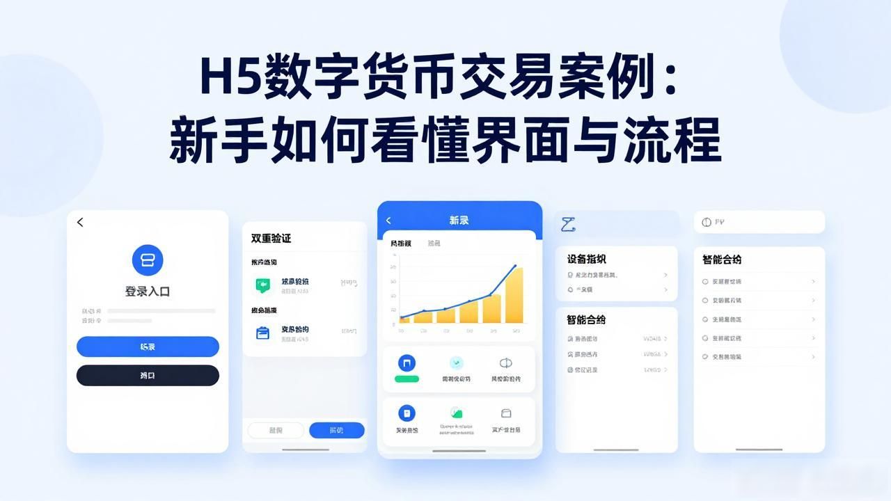 H5数字货币交易案例：新手如何看懂界面与流程