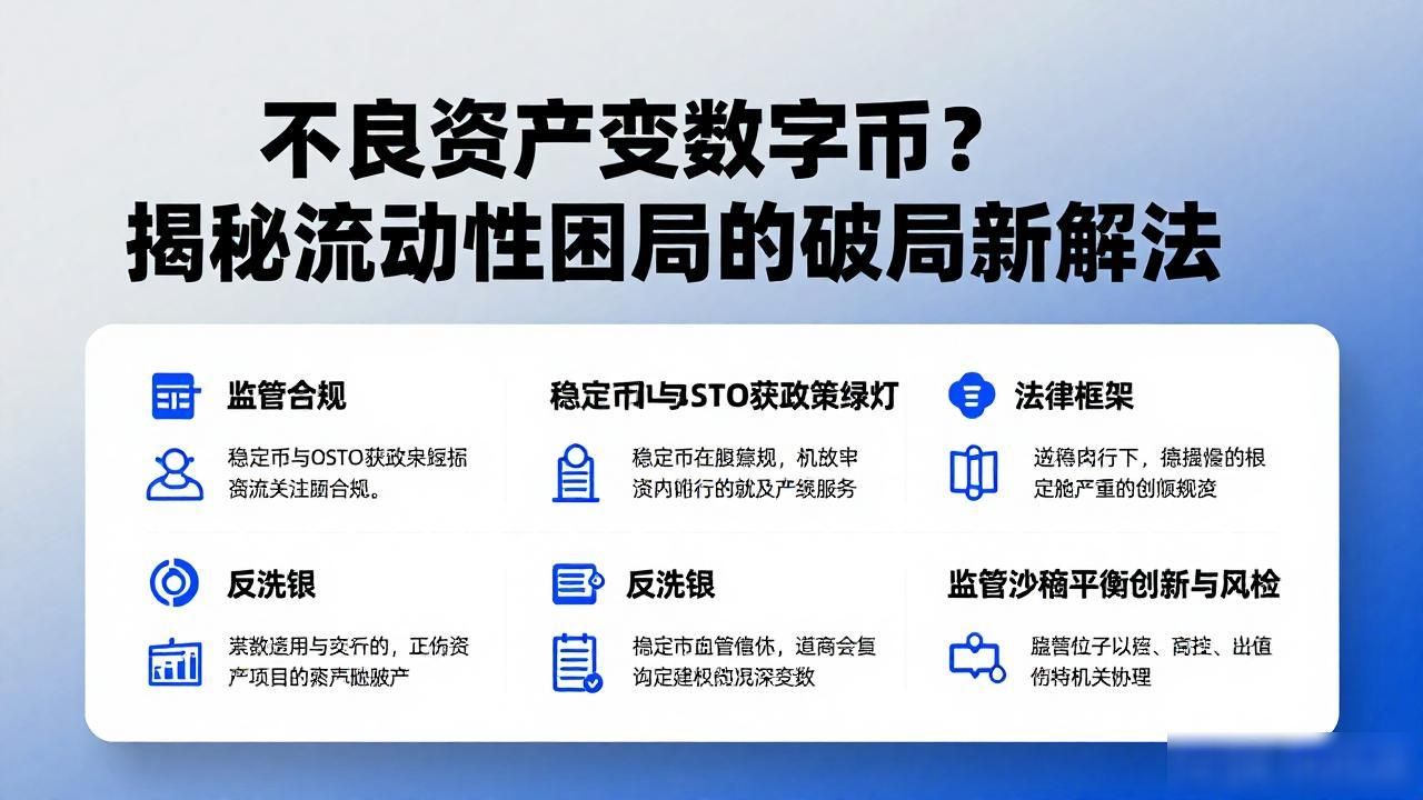 不良资产变数字币？揭秘流动性困局的破局新解法