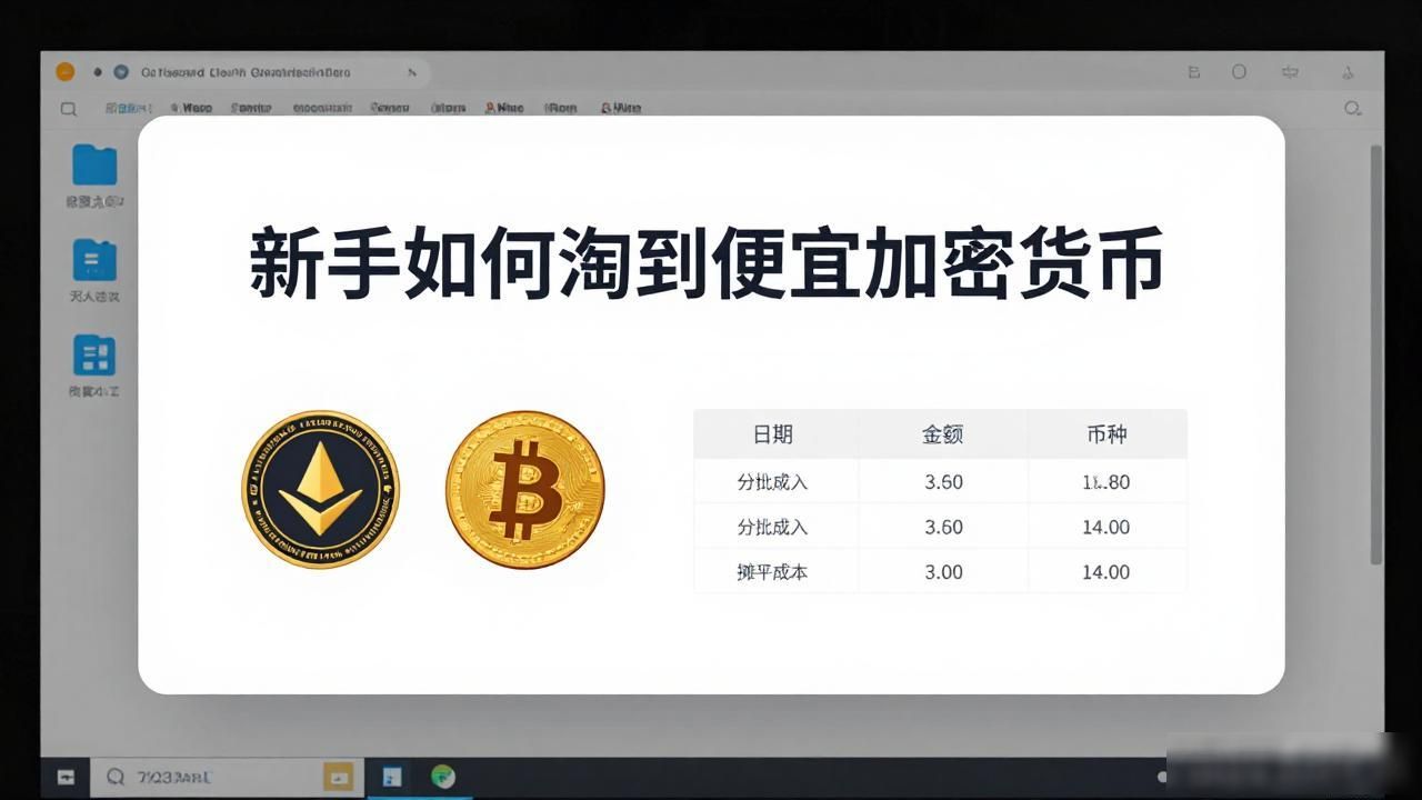 新手如何淘到便宜加密货币