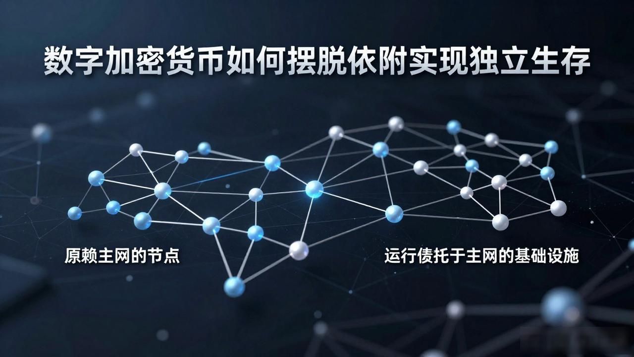 数字加密货币如何摆脱依附实现独立生存