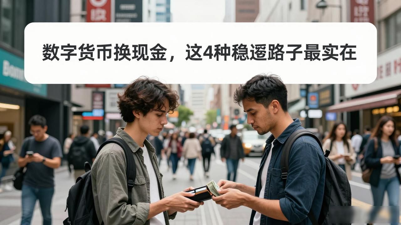 数字货币换现金，这4种稳妥路子最实在