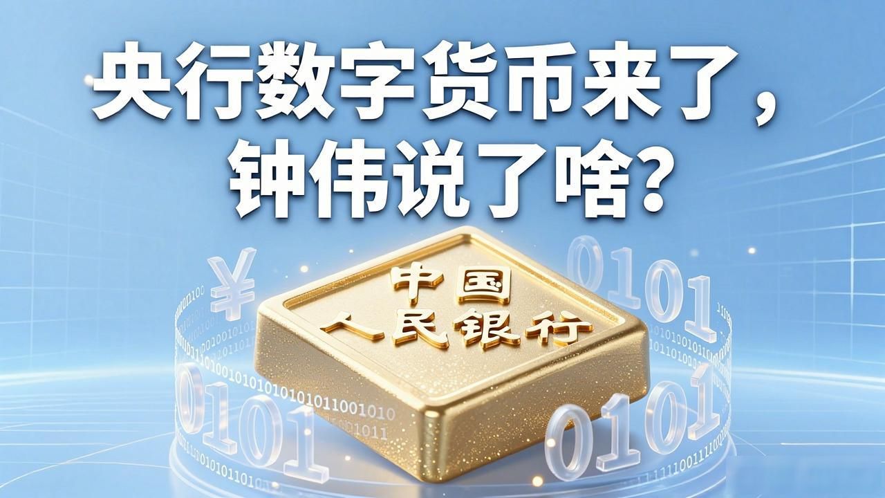 央行数字货币来了，钟伟说了啥？一文读懂数字人民币