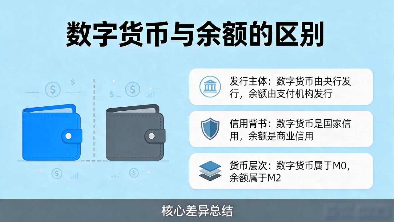 数字货币和余额到底有啥不同？搞懂这几点，以后再也不搞混