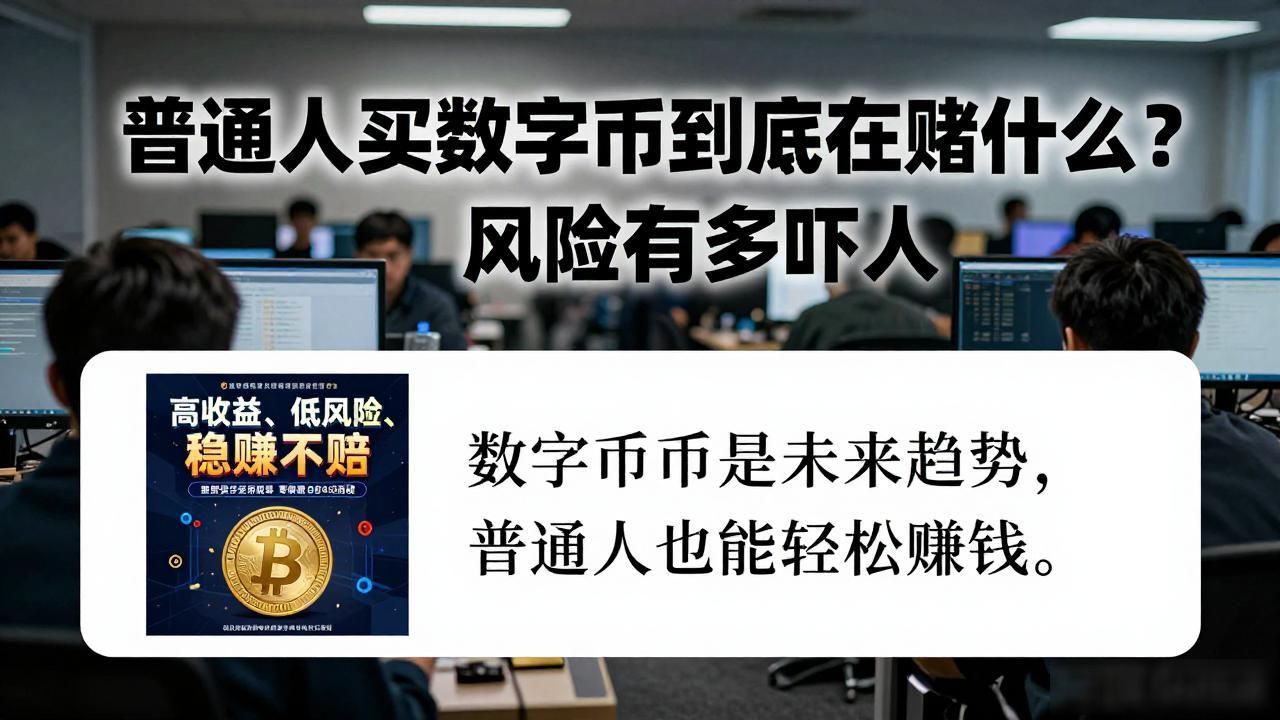 普通人买数字货币到底在赌什么？风险有多吓人