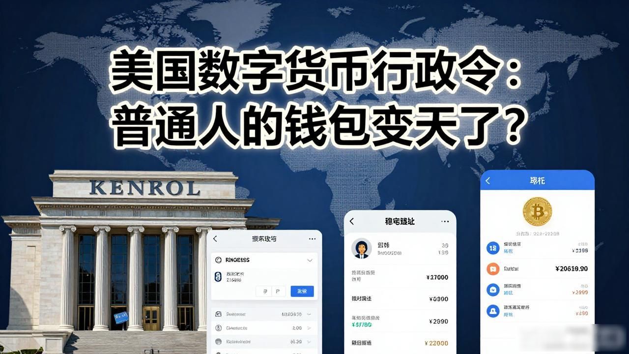 美国数字货币行政令：普通人的钱包变天了？