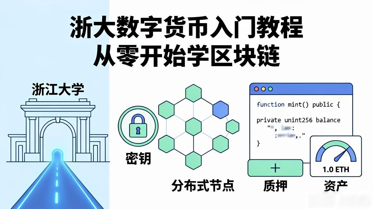 浙大数字货币入门教程 从零开始学区块链