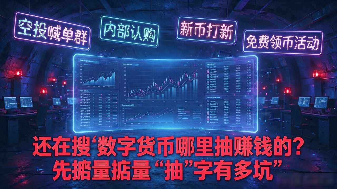 还在搜"数字货币哪里抽赚钱的"？先掂量掂量"抽"字有多坑