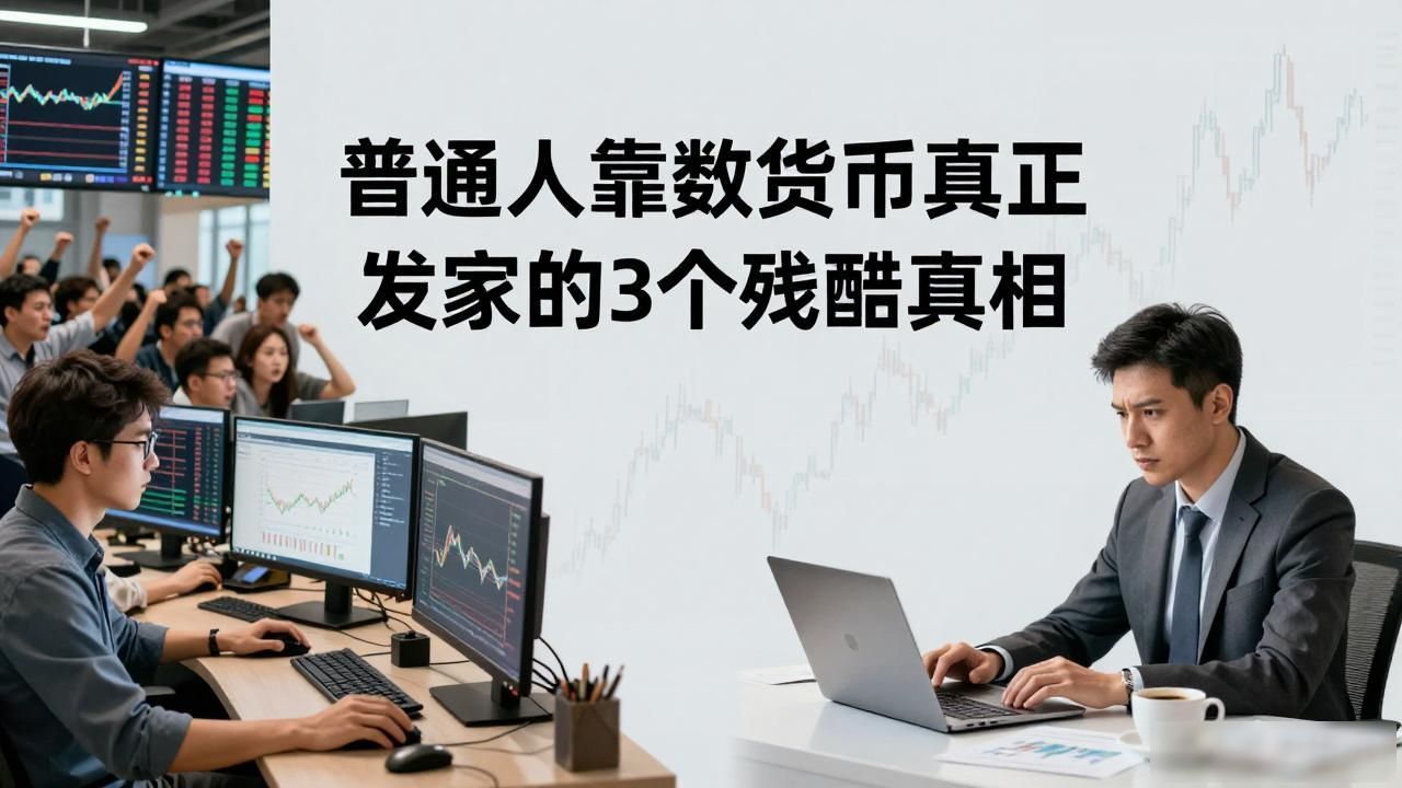 普通人靠数字货币真正发家的3个残酷真相