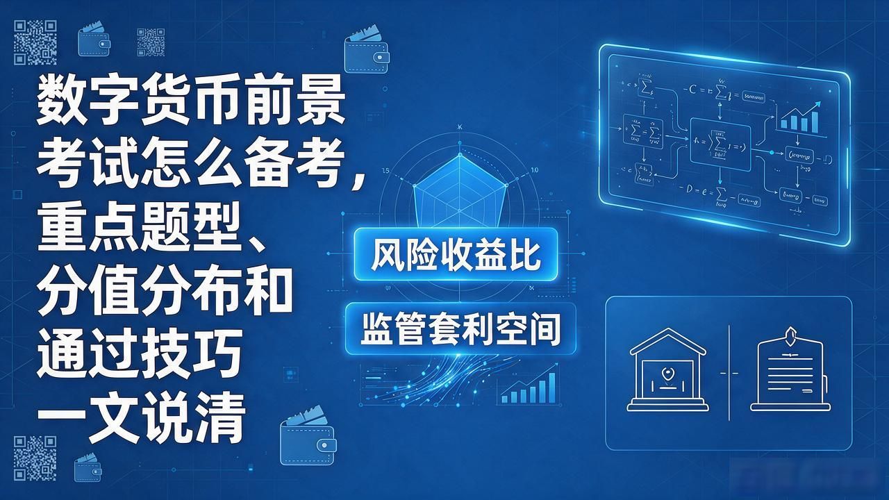 数字货币前景考试怎么备考，重点题型、分值分布和通过技巧一文说清