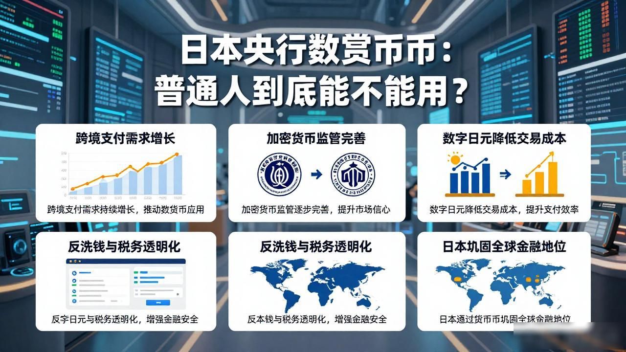 日本央行数字货币：普通人到底能不能用？