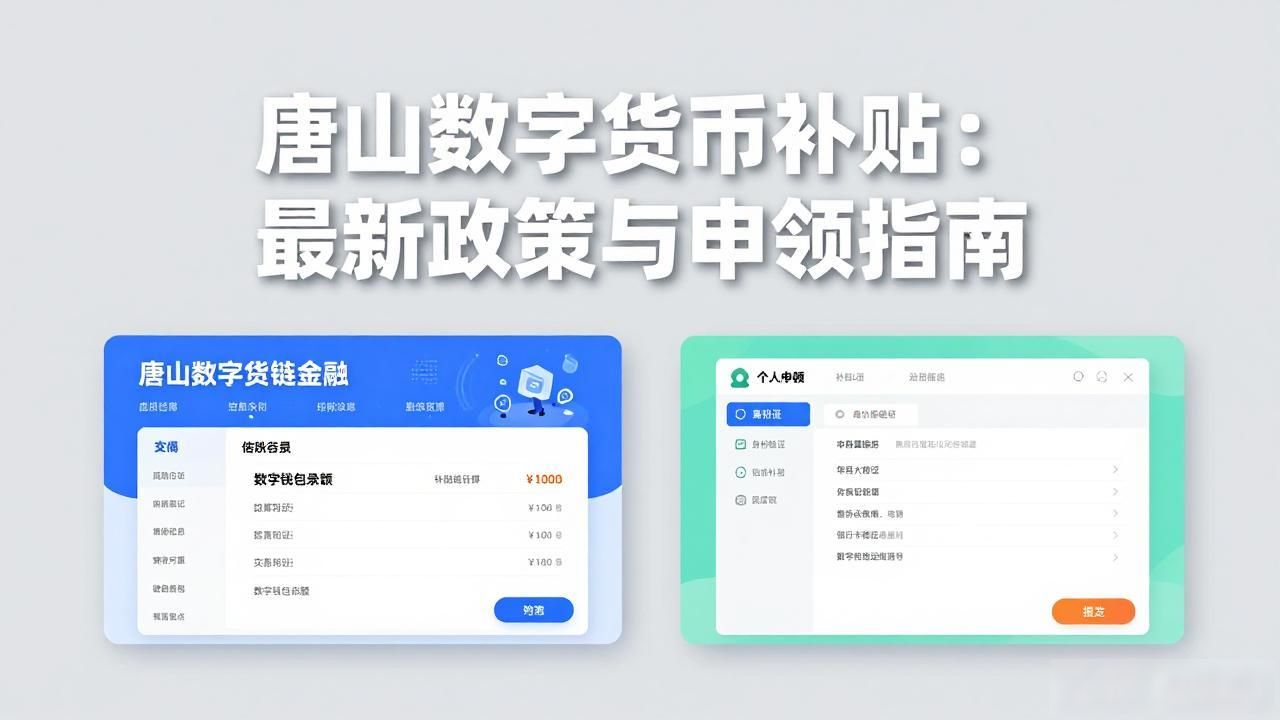 唐山数字货币补贴：最新政策与申领指南