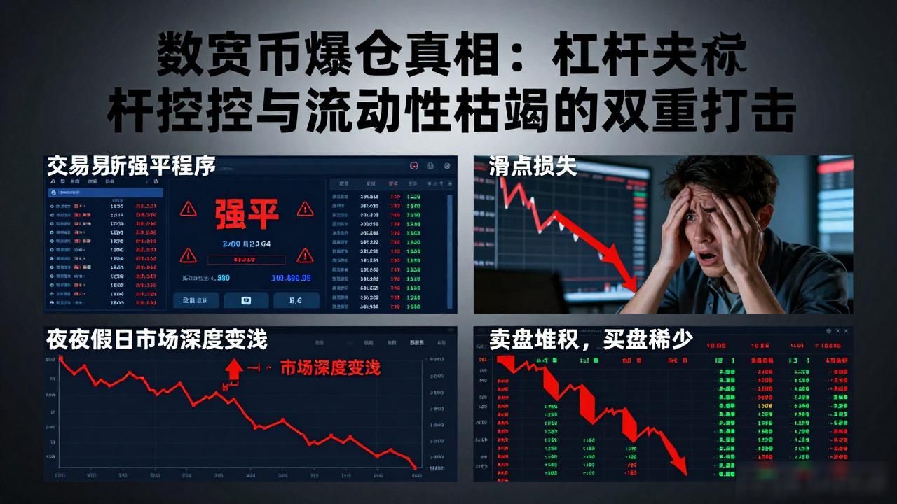 数字货币爆仓真相：杠杆失控与流动性枯竭的双重打击