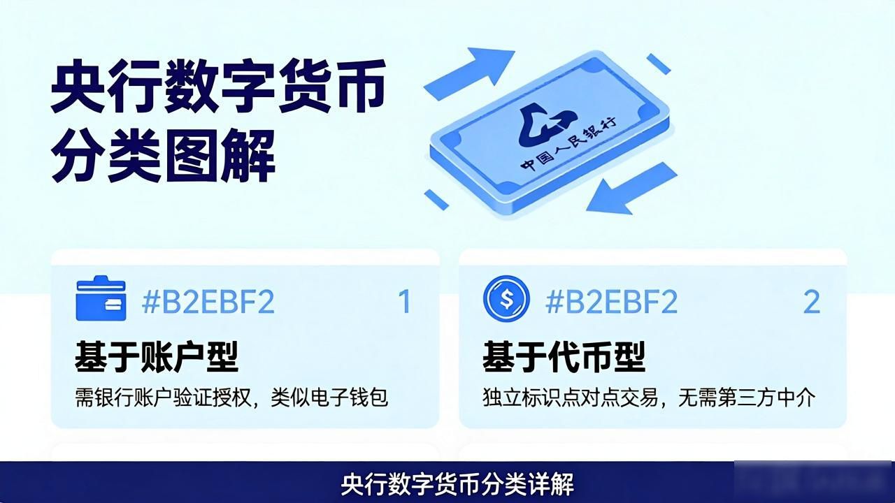 央行数字货币分类图解：详解央行数字货币的多样形态