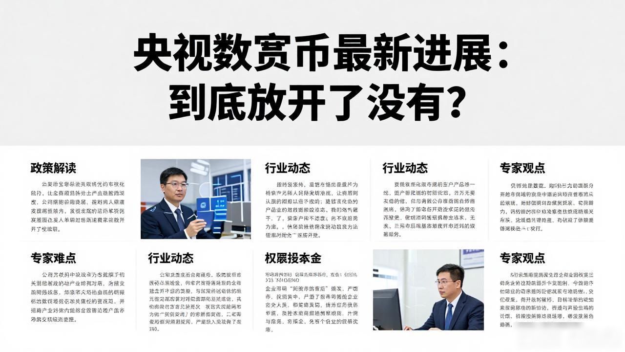央视数字货币最新进展：到底放开了没有？