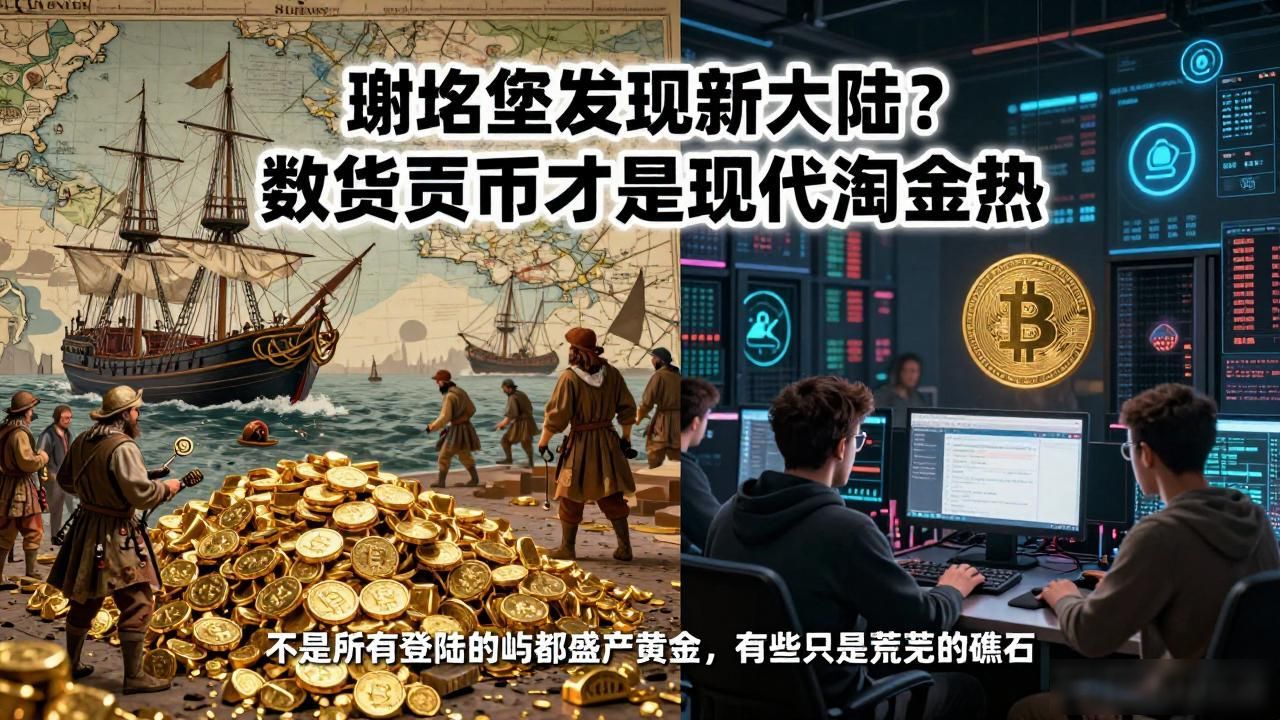 哥伦布发现新大陆？数字货币才是现代淘金热