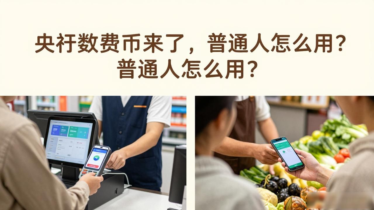 央行数字货币来了，普通人怎么用？