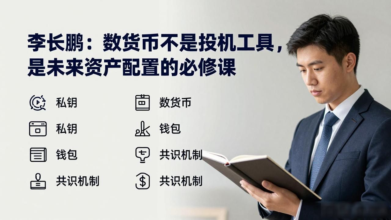 李长鹏：数字货币不是投机工具，是未来资产配置的必修课