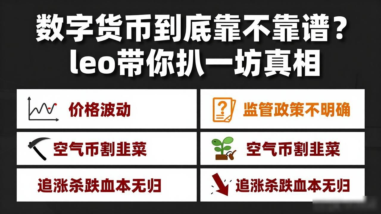 数字货币到底靠不靠谱？leo带你扒一扒真相
