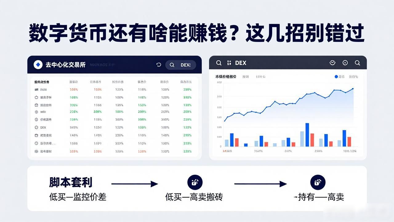 数字货币还有啥能赚钱？这几招别错过