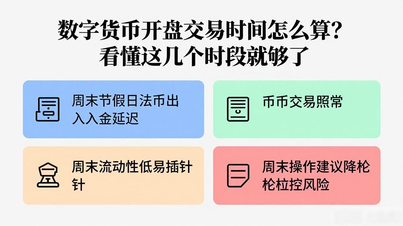 数字货币开盘交易时间怎么算？看懂这几个时段就够了